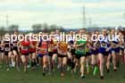 Junior Girls 2024 English Schools Cross Country Champs., Pontefract, March 16th.  Photo: David T. Hewitson/Sports for All Pics